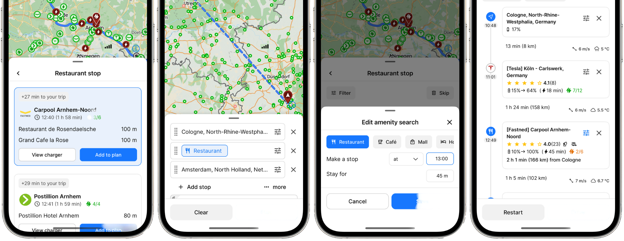 Smarter Amenity-Based Charging Stops
